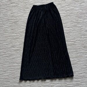 Scala vintage black evening maxi skirt